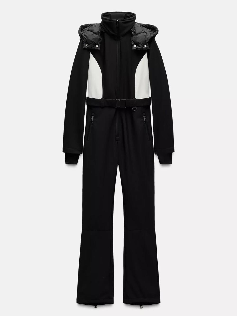 Zara Black and White Women's Jumpsuit Pantsuit
